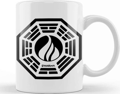 The Dharma Initiative The Flame Station Kupa Bardak Porselen