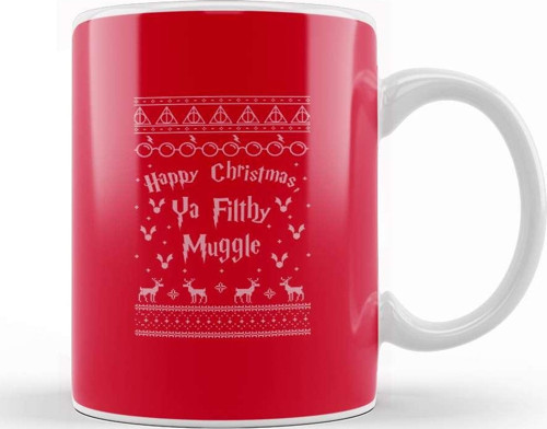 Harry Potter Christmas Ya Filthy Muggle Kupa Bardak Porselen