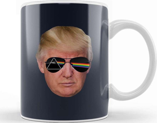 Dark Side Of The President Donald Trump Kupa Bardak Porselen