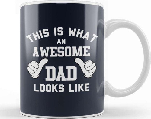 Fathers Day This Is What An Awesome Dad Kupa Bardak Porselen