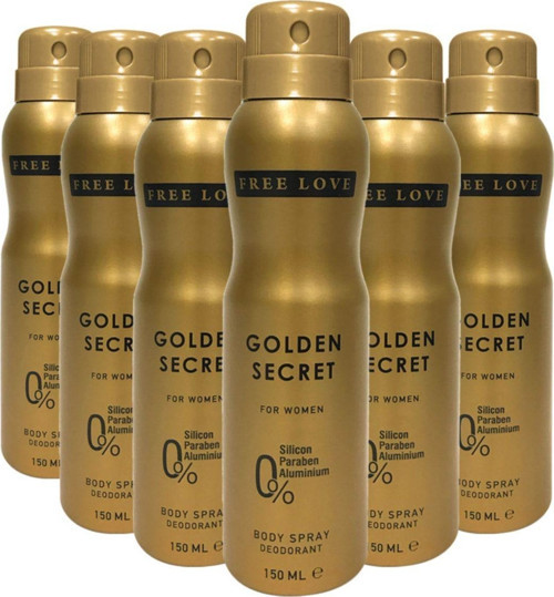 Golden Secret Kadın Deodorant 150 ml 6 Adet