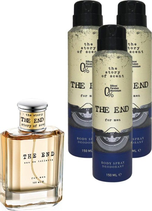 EDT Erkek Parfüm 100 ml ve Deodorant 150 ml 3 Adet