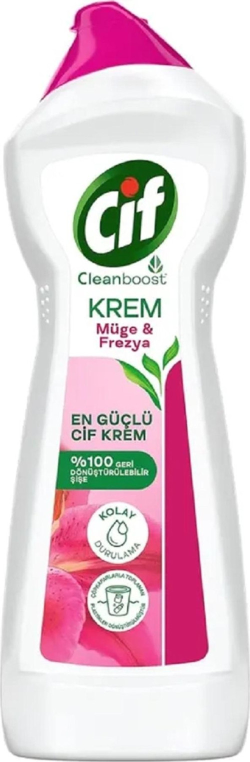 Krem Yüzey Temizleyici Müge Ve Frezya Yağ Ve Kireç Sökücü Leke Çıkarıcı 750 Ml