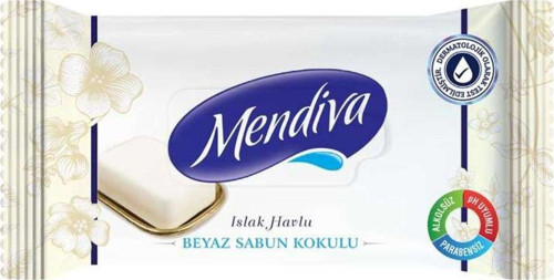 Sabun Kokulu Islak Havlu Mendil 60 Lı 5 Adet