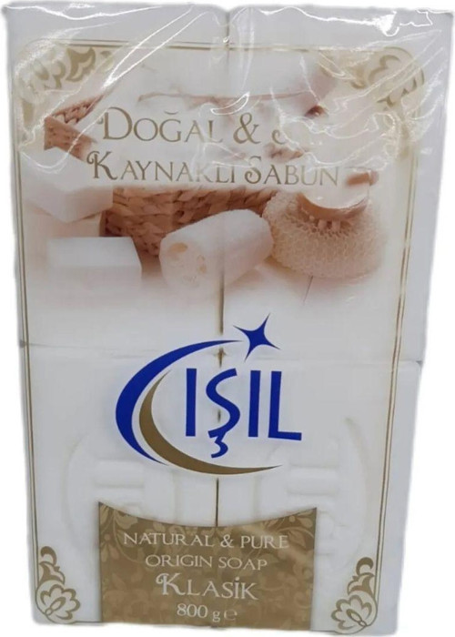 Doğal Saf Kaynaklı Katı Sabun 4X200 G
