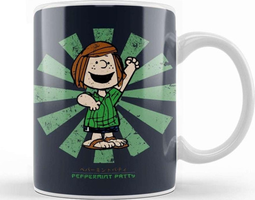 Peppermint Patty Retro Japanese Peanuts Kupa Bardak Porselen