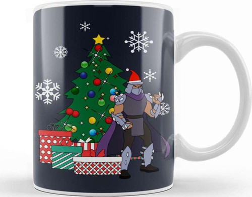 Splinter Tmnt Around The Christmas Tree Kupa Bardak Porselen