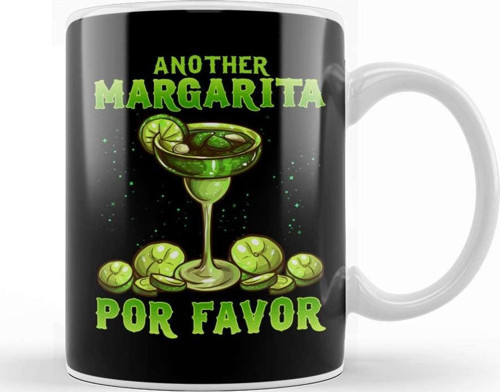 Funny Another Margarita Por Favor Cute Drinking Kupa Bardak Porselen