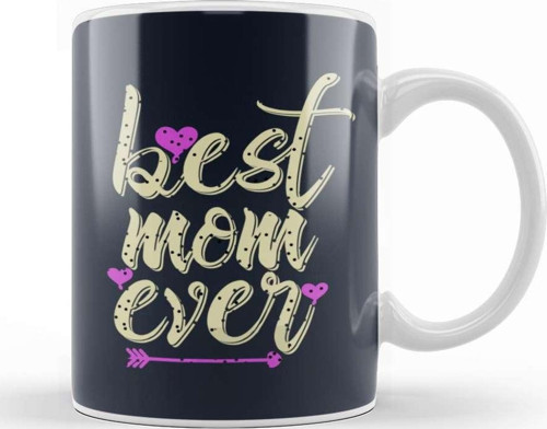 Best Mom Ever Mothers Day Anneler Günü Kupa Bardak Porselen