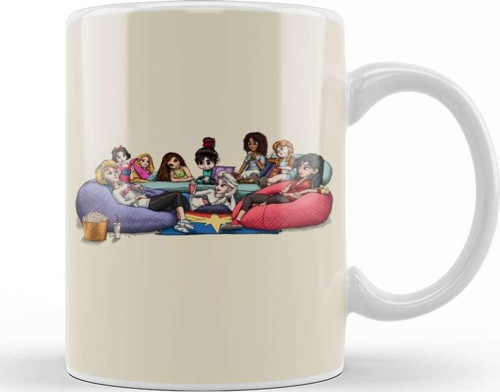 Disney Princesses Are Humans After All Kupa Bardak Porselen