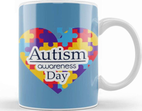 Autism Day Funny Gift Autism Awareness Day 2021 Kupa Bardak Porselen