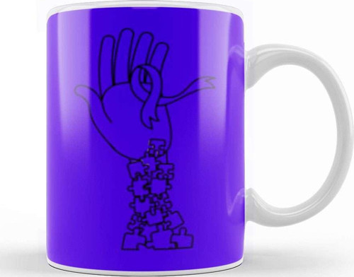 Crohn'S & Colıtıs Awareness Warrior Unbreakable Kupa Bardak Porselen