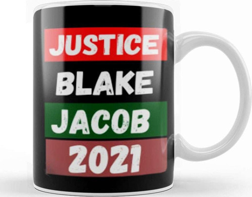 Justice For Jacob Blake 2022 Black Lives Matter Kupa Bardak Porselen