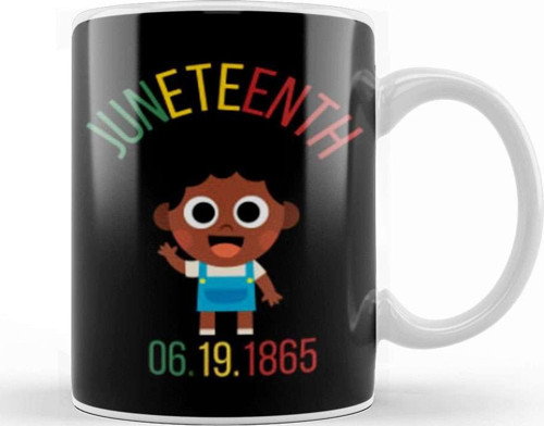 Kıds Juneteenth Juneteenth Juneteenth 2021 1865 Kupa Bardak Porselen