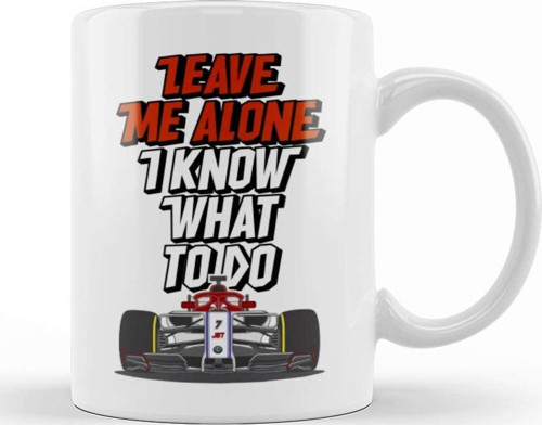 Kimi Raikkonen Leave Me Alone I Know What To Do Kupa Bardak Porselen