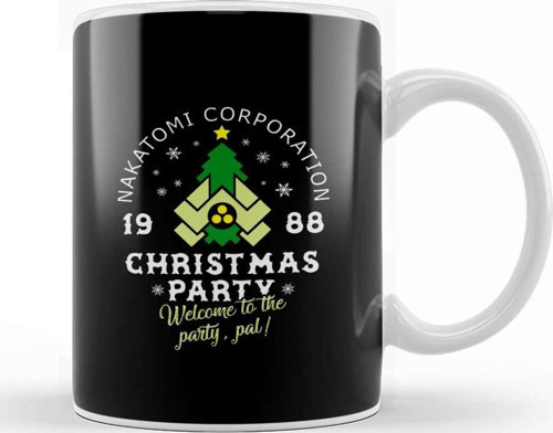 Die Hard Nakatomi Corp Christmas Party Kupa Bardak Porselen