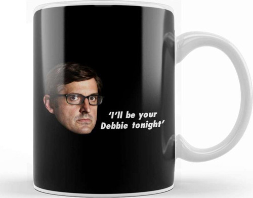 Louis Theroux Quote I'Ll Be Your Debbie Tonight Kupa Bardak Porselen