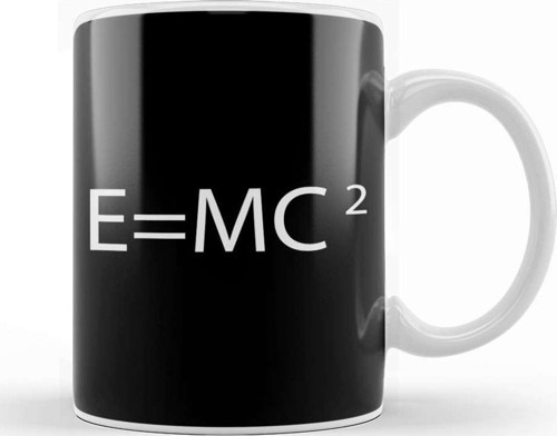 Maths And Science Theory Of Relativity Einstein Kupa Bardak Porselen
