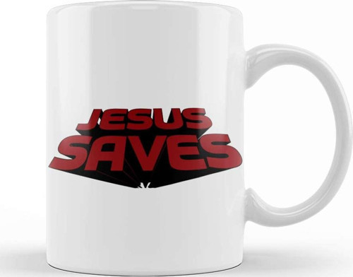 Jesus Saves Worn By Keith Moon The Who Kupa Bardak Porselen