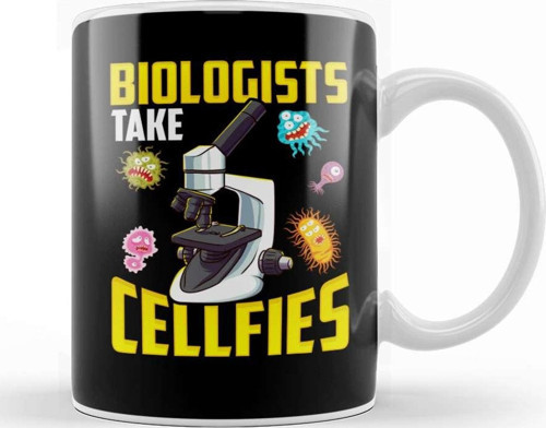 Biologists Take Cellfies Microscope Selfies Pun Kupa Bardak Porselen
