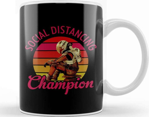 The Martian Social Distancing Champion Kupa Bardak Porselen
