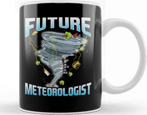 Funny Future Meteorologist Tornado & Hurricanes Kupa Bardak Porselen