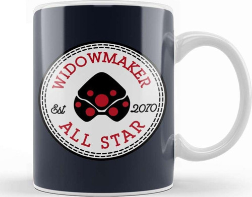 Widowmaker Overwatch All Star Converse Kupa Bardak Porselen