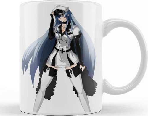 Akame Ga Kill Esdeath Karakter Tasarım Kupa Bardak Porselen