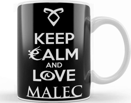 Shadowhunters Keep Calm And Love Malec Kupa Bardak Porselen