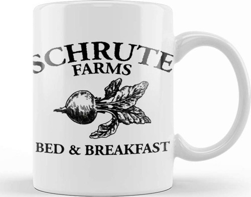 The Office Schrute Farms Bed Breakfast Kupa Bardak Porselen