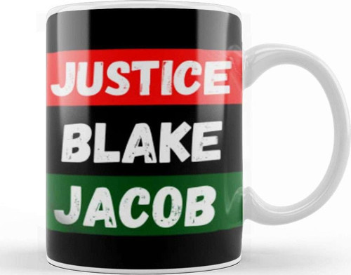 Justice For Jacob Blake 2021 Black Lives Matter Kupa Bardak Porselen