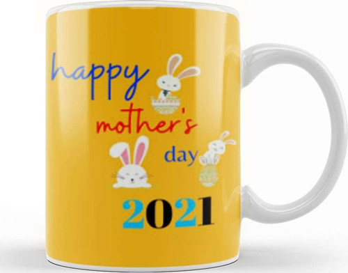 Mothers Day 2021 Mother Heart Rainbows Kupa Bardak Porselen