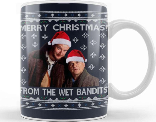 Merry Christmas From The Wet Bandits Home Alone Kupa Bardak Porselen