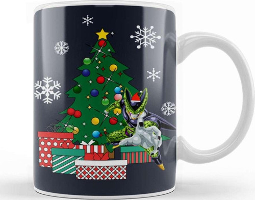 Cell Around The Christmas Dragonball Z Kupa Bardak Porselen