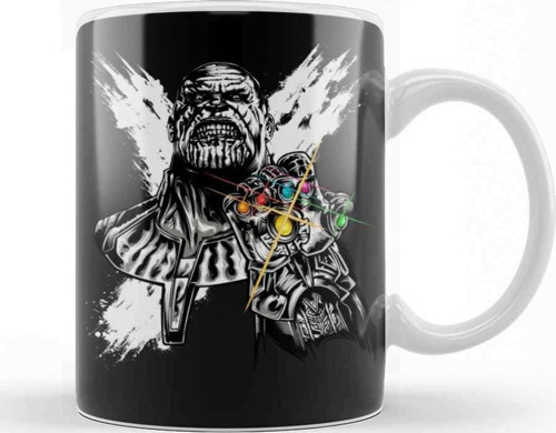 Thanos Infinity Gauntlet Avengers Infinity War Kupa Bardak Porselen