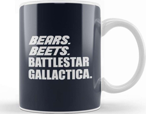 Bears Beets Battlestar Galactica The Office 03 Kupa Bardak Porselen