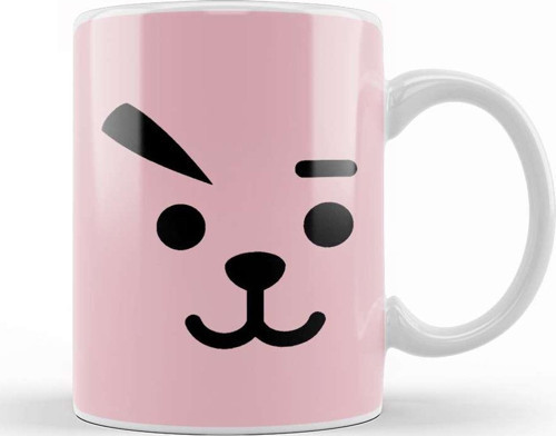 Bts Army Kpop Gift Bts Bt21 Cooky Eyes Bangtan Kupa Bardak Porselen