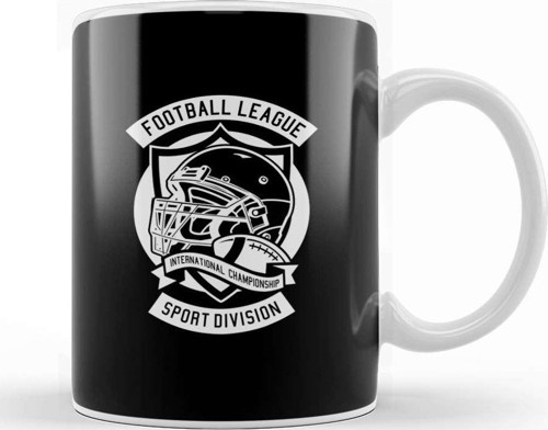 American Footba Football League Sport Division Kupa Bardak Porselen