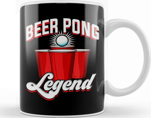 Beer Pong Legend Funny Beirut Beerpong College Kupa Bardak Porselen