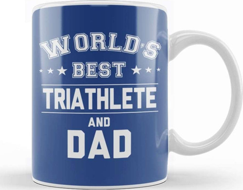 Fathers Day Worlds Best Runner And Dad Kupa Bardak Porselen