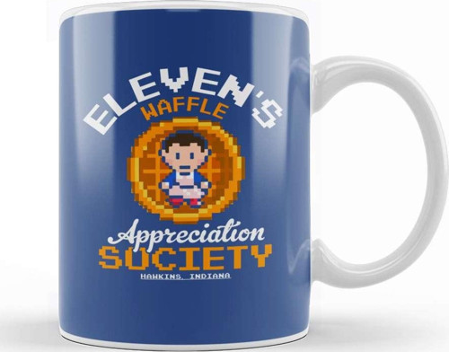 Stranger Things Elevens Waffle Society Kupa Bardak Porselen