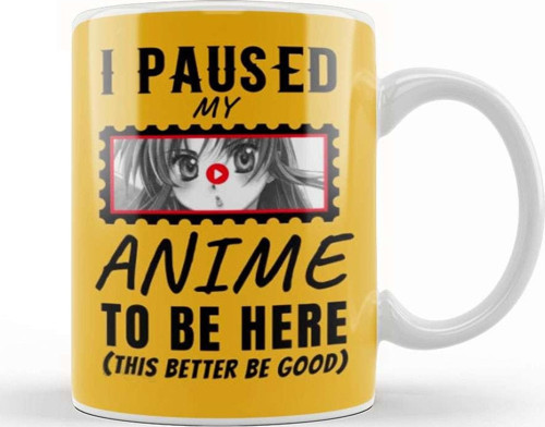 Sarcasm Funny Anime And Manga Otaku Lover Gift Kupa Bardak Porselen