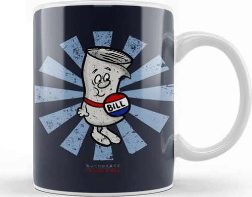 Im Just A Bill Retro Japanese Schoolhouse Rock Kupa Bardak Porselen