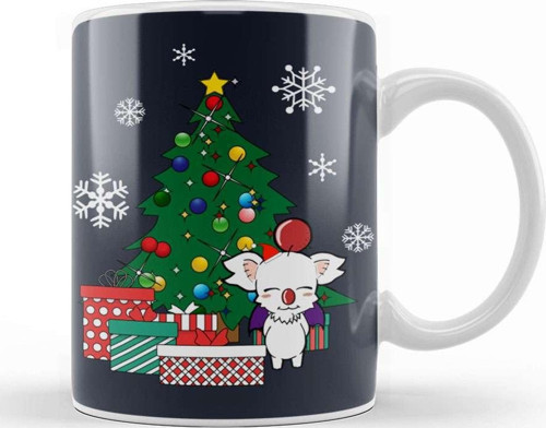 Moogle Around The Christmas Tree Final Fantasy Kupa Bardak Porselen