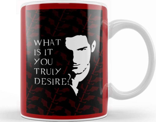 What İs İt You Truly Desire Lucifer 02 Kupa Bardak Porselen