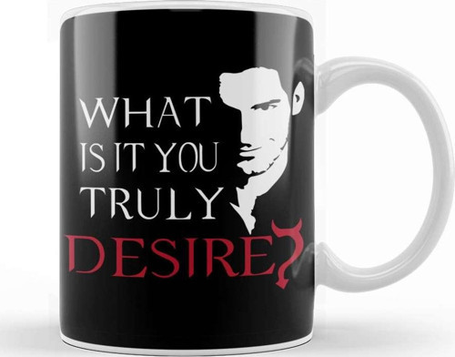 What İs İt You Truly Desire Lucifer 03 Kupa Bardak Porselen