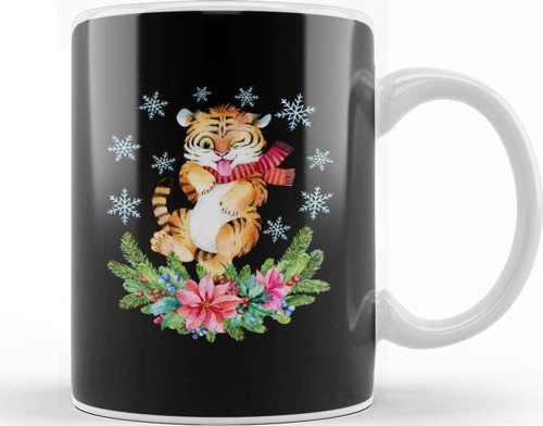 Yılbaşı Yeni Yıl Konseptli New Year 01 Kupa Bardak Porselen