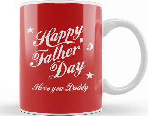 Fathers Day Happy Fathers Day I Love You Daddy Kupa Bardak Porselen