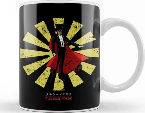 Tuxedo Mask Retro Japanese Sailor Moon Kupa Bardak Porselen