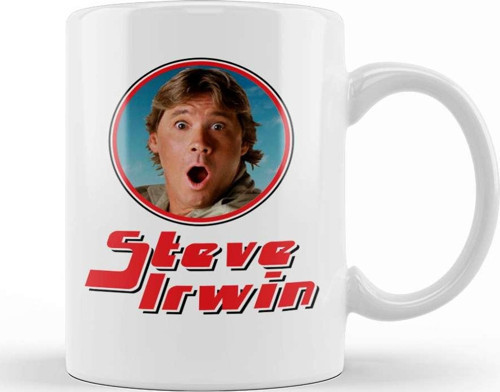 Steve Irwin Crocodile Hunter Retro Photo Frame Kupa Bardak Porselen